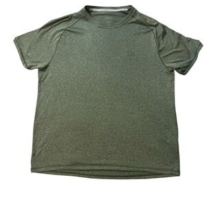 L.L. Bean Men's Slightly Fitted Green Short Sleeve Crew Neck T-Shirt Size L